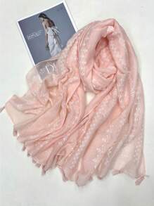 Boho 1 chiếc khăn choàng đầu màu trơn thời trang đa năng giản dị cổ điển thanh lịch cho phụ nữ, xuân/hè đông thu - Nhiều màu - Xem 3