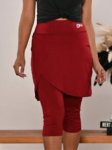 Women Leggings - 紅色和藍色 - 查看 4