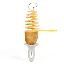 Option To Choose Quantity- Spiral Potato Slicer, Handheld Vegetable Slicer, Manual Twisty French Fry Cutter, Rotation Potato Tower Cutter - Multicolor - View 1