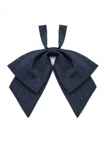 pooting bear 1 Miếng Quý cô Màu thuần Có thể điều chỉnh Chấm bi Nơ thắt Đối với Khuôn viên đại học Phong cách , Thích hợp Đối với Mặc hàng ngày Và JK Phong cách - Nhiều màu - Xem 11