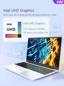 KUU Laptop Computer Pc YEPBOOK-2 15.6 Inch 11 Intel  16G RAM DDR4 512GB, 1TB SSD Windows  Office Computer Backlit With Fingerprint WiFI Wireless 4.2 Camera Three Universal Adapters: US, UK, And EU Silver Gray - EU C Type Plug(220-240V) - View 2