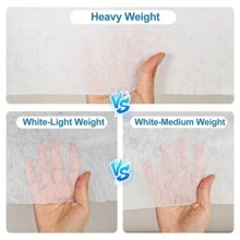 1 Cuộn , 12 Inch * 15 , Vải không dệt Nóng chảy , Sắt-Bật Và Thủ công May , Và , Quần áo , Đồ thủ công DIY , Quần áo , Túi , Nhà  Trang trí - trắng - Xem 5