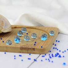 6000pcs Colored/Clear Water Gel Beads, Water Gel Beads For Vase Filler, Decoration, Wedding Centerpiece, Floating Candles, Planting, Floral Decoration Best Gifts Birthday Graduation - Blue - View 5