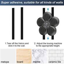 Máquina De Boxeo Con Música Electrónica, Equipo De Gimnasio De Boxeo, Entrenador De Boxeo Con Música Inteligente Montado En La Pared, Máquina Objetivo De Boxeo Para Entrenamiento En Casa - Negro - Ver 7
