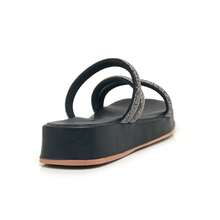 Women Flat Sandals - 黑色 - 查看 5