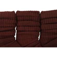 ToBeInStyle Pack Of 3 Of Colorful Unisex Fashion Slouch Socks - Brown - View 5