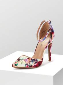 Women  Fashion Dress High Heels Pointed Toe Prom Wedding Elegant Pumps Shoes - Nhiều màu - Xem 3