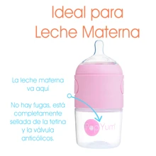 POPYUM Biberón Anticólico para Bebé para Mezclar Fórmula 5oz/150ml Paquete de 2 Piezas - Rosa - Ver 6