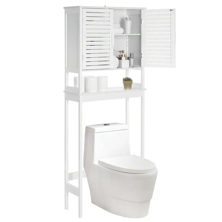 Over The Toilet Storage Cabinet, Bathroom Cabinet With Adjustable ...