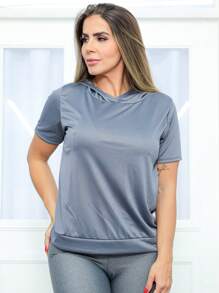 Women Sports Sweatshirts - 石墨 - 查看 3