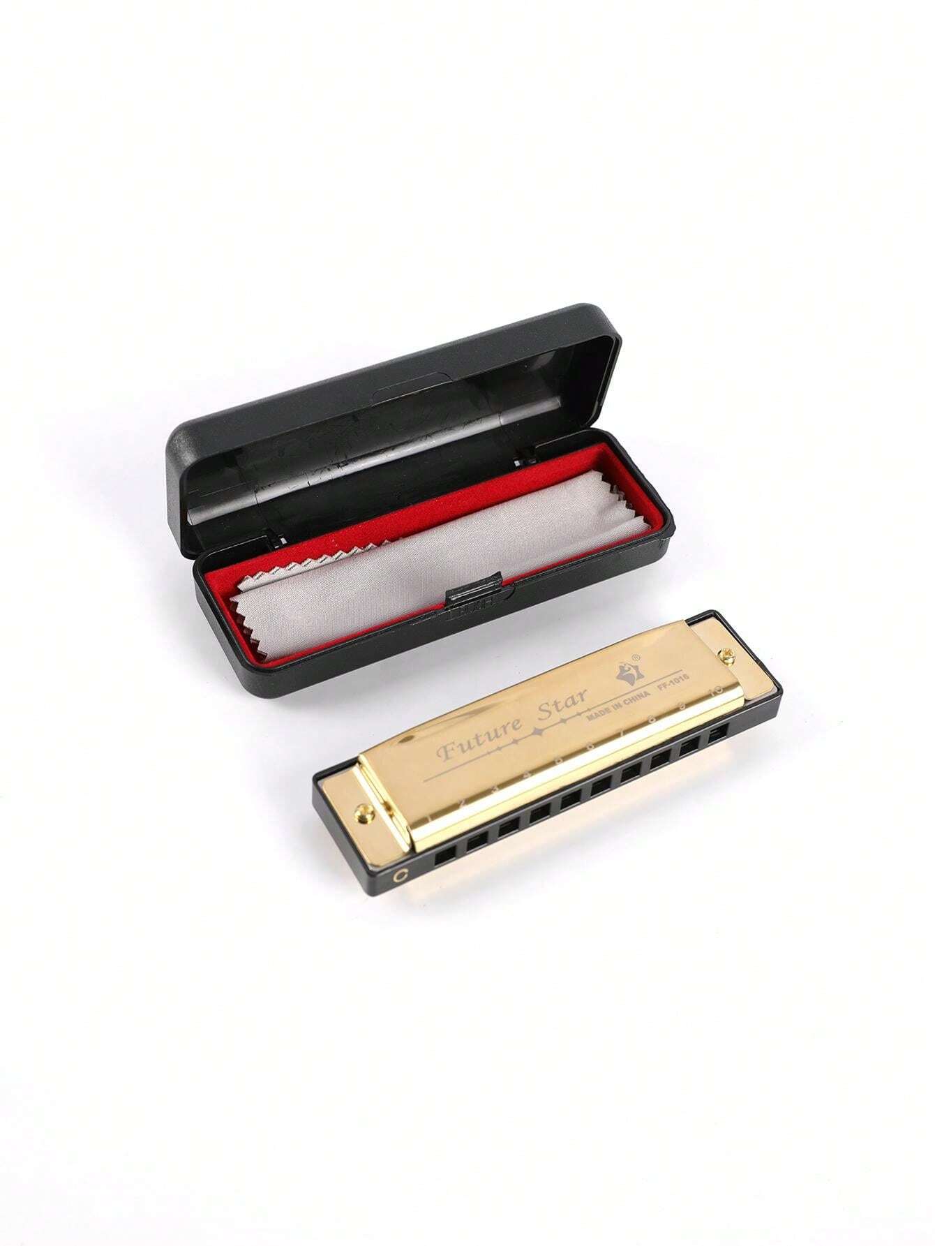 Harmonica Blues En Do - 10 Trous 20 Tons | Pour Débutants Et Pros | Étuï Inclus | Idéal Cadeau - 10