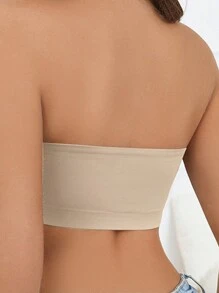 2PCS Women Strapless Bra Seamless Invisible Bras Tube Tops No Pad Beauty Back Breathable Wireless Wedding Brassiere Push Up Bras Sexy Female Lingerie Underwear