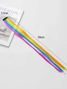 Colorful Tic Tac Hair Extension 50cm