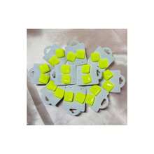 Stud Earrings - 黃綠色 - 查看 1