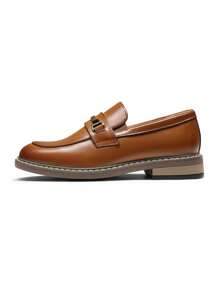 Boys Dress Shoes Slip-On Penny Loafer(Toddler/Little Kid/Big Kid) - 棕色 - 查看 6