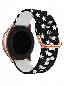 1 件 20 毫米硅胶智能表带兼容三星 Galaxy Watch 5 Pro Watch 4 Active 2 40 44 毫米 GT 2 GT3 42 毫米男女表带手链配件 - 彩色 - 查看 8