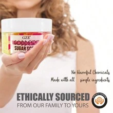 Goddess Body Sugar Scrub - Tẩy tế bào chết chăm sóc da - Tẩy tế bào chết dưỡng ẩm cho cơ thể, Cellulite, Da chết, Vùng kín Tẩy tế bào chết làm trắng da - Hồng - Xem 9