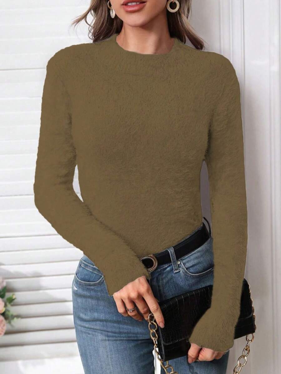 Women Sweaters - Rỉ Nâu - Xem 1