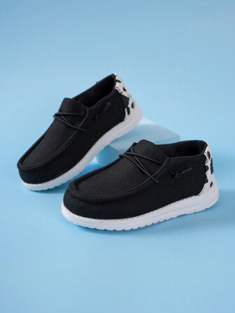 Children's Sports Leisure Canvas Shoes, Boat Shoes, Lightweight Running Shoes. Breathable And Slip-Resistant Shoes.