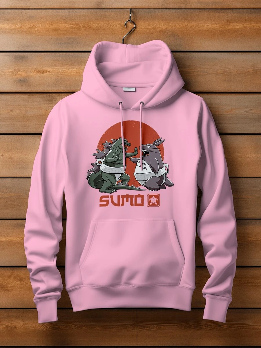 Men Sweatshirts - Màu Hồng baby - Xem 1