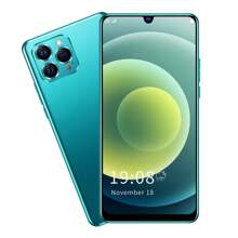 iPhone Celular Desbloqueado,iPhone 11 Desbloqueado U Landvo Ip12 Pro+ 6.26In Pantalla Reconocimiento Facial Tarjeta Dual Dual Standby Smart Phone 1+8Gb - Verde - Ver 5