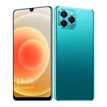 iPhone Celular Desbloqueado,iPhone 11 Desbloqueado U Landvo Ip12 Pro+ 6.26In Pantalla Reconocimiento Facial Tarjeta Dual Dual Standby Smart Phone 1+8Gb - Verde - Ver 7