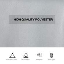 Outsunny 4 Pack Universal Gazebo Replacement Sidewalls Privacy Panel For Most 3 X 4m Gazebo Canopy Pavillion Outdoor Shelter Curtains Accessories - Light Grey - View 7