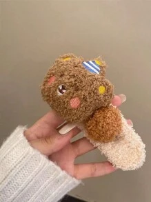 1 Miếng Hàn Quốc & Phong cách Nhật  Đầy màu sắc Quý cô Phim hoạt hình dễ thương Mũ Hình dạng Gấu Sang trọng Kẹp tóc , Hoàn hảo Đối với Mặc hàng ngày - Nhiều màu - Xem 10