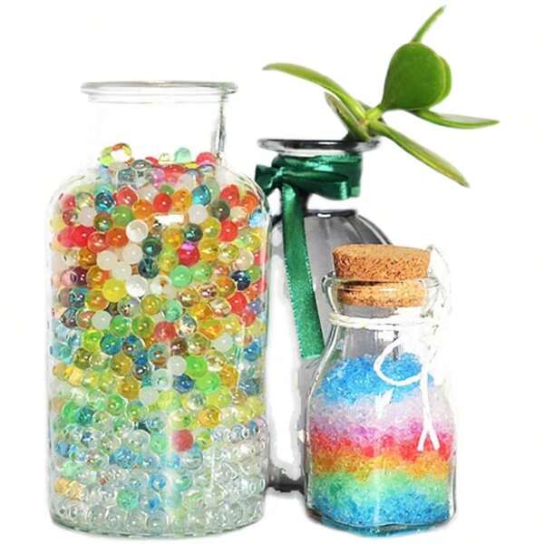 6000 Pièces Perles De Gel D'eau Colorées/transparentes, Perles De Gel D'eau Pour Remplissage De Vase, Décoration De Noël, Centre De Table De Mariage, Bougies Flottantes, Plantation, Décoration Florale
