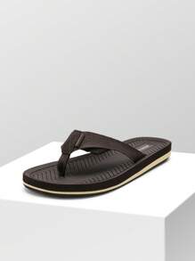 Men's Flip Flops Thong Sandals Comfortable Light Weight Beach Shoes - 摩卡棕 - 查看 8