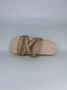 Women Flat Sandals - 乾枯玫瑰色 - 查看 5