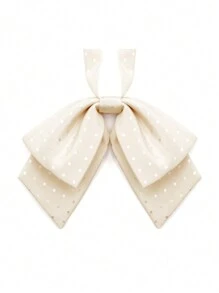 pooting bear 1 Miếng Quý cô Màu thuần Có thể điều chỉnh Chấm bi Nơ thắt Đối với Khuôn viên đại học Phong cách , Thích hợp Đối với Mặc hàng ngày Và JK Phong cách - Nhiều màu - Xem 9