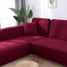 Sofa rzuca narzutę na sofę rozciągliwą narzutę na sofę narzuta na sofę do salonu - Burgund - Zobacz 7