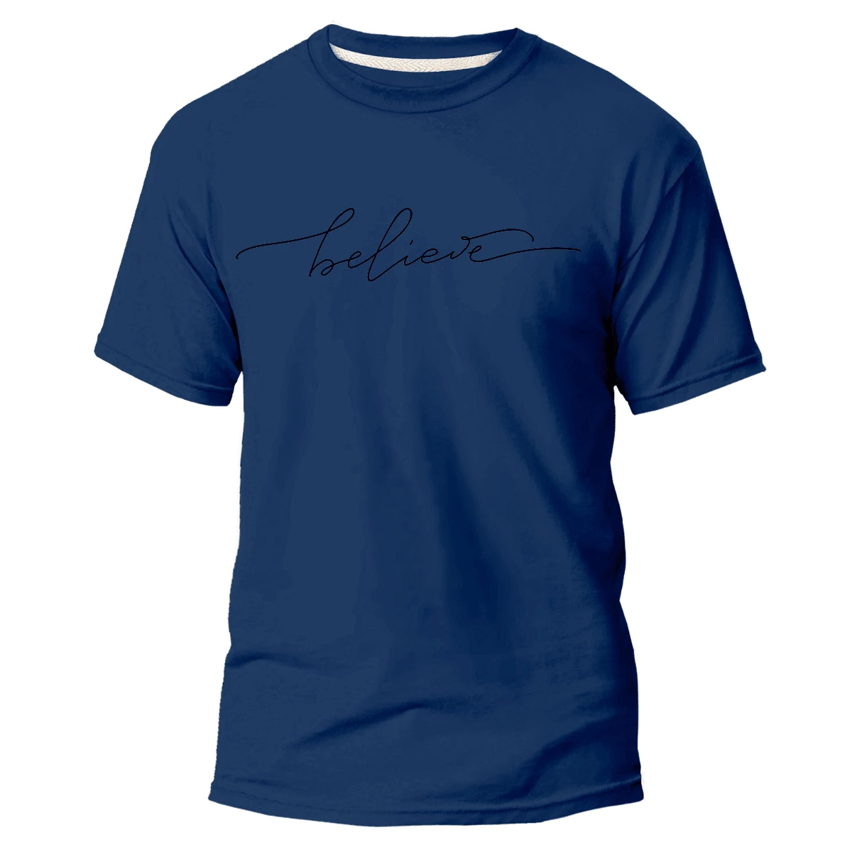 Men T-Shirts - 藍色 - 查看 1
