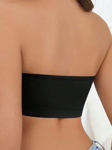 2PCS Women Strapless Bra Seamless Invisible Bras Tube Tops No Pad Beauty Back Breathable Wireless Wedding Brassiere Push Up Bras Sexy Female Lingerie Underwear