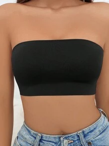 2PCS Women Strapless Bra Seamless Invisible Bras Tube Tops No Pad Beauty Back Breathable Wireless Wedding Brassiere Push Up Bras Sexy Female Lingerie Underwear