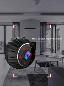 X10無線遙控wifi攝像機監視器,適用於家庭室內活動,配備高清夜視功能 - 黑色 - 查看 3