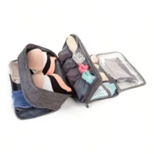 Underwear Travel Organizer Bag For Personal Objects - Blue - View 3