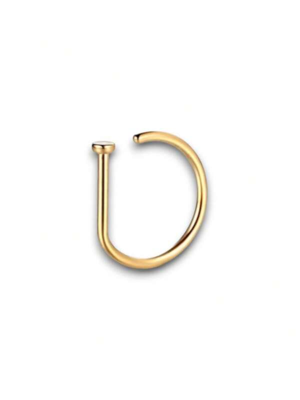 Piercing Titânio Nostril Argola D'Ring Nariz