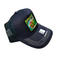 Gorras De Animales, Camaleon, Tipo Trucker, Malla. - Azul - Ver 2