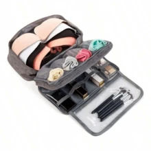 Underwear Travel Organizer Bag For Personal Objects - Blue - View 4