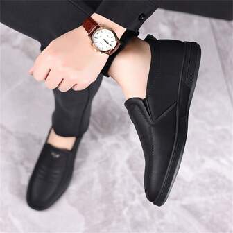 英式風格男士婚鞋、新郎、伴郎、商務正裝皮鞋,超柔軟底,適合秋冬季節。