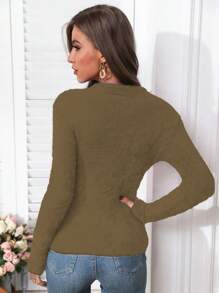 Women Sweaters - Rỉ Nâu - Xem 2