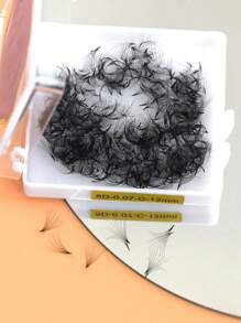 SONG LASHES 8D Premade Fans Pointy Base Sharp Thin Root Premade Fans For Salon Lash Clusters,Eye Lash Clusters,Individual Eyelashes,Lashes,Fake Lashes - Black - View 5