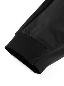 Annil 男童春季运动服百搭休闲裤 - 黑色 - 查看 5