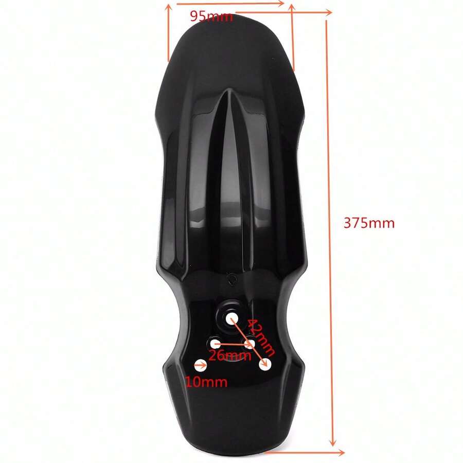 Nhựa Off Road Xe máy Mặt trước Chắn bùn Tấm chắn bùn Lớp bảo vệ Splash Chặn bùn Bộ dụng cụ Thích hợp Đối với Xe mô tô Dơ dáy Xe đạp Crf50 Xr50 - màu đen - Xem 1