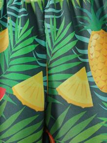 2pcs Young Boy Beach Vacation Casual Outfit Set, Spring/Summer - Blue - View 8