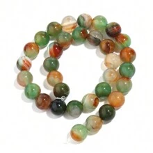 1 Strand Natural Peacock Agate Stone Beads 4/6/8/10/12mm - Peacock Agate - View 7