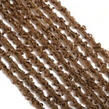 HONG SHI JIA Long Butterfly Locs Crochet Hair 20Inch Pre Looped Butterfly Locs Crochet Braids Hair For  Natural Color Synthetic Hair - Khaki - View 4