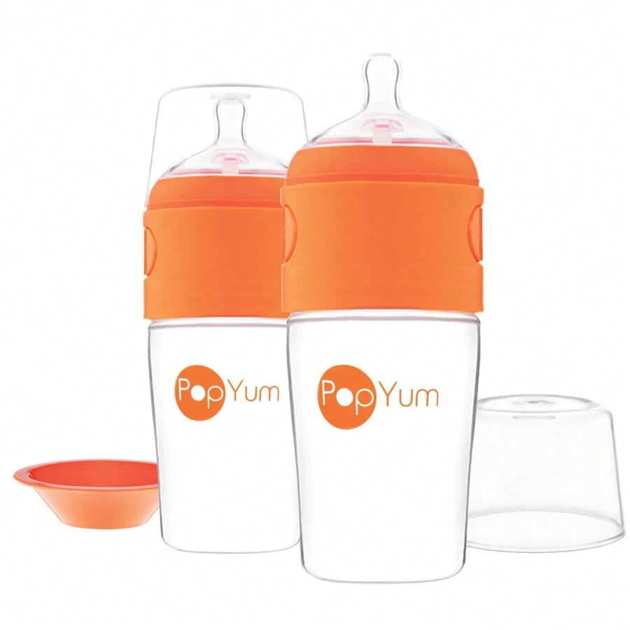 POPYUM Baby Bottles - Orange - View 1